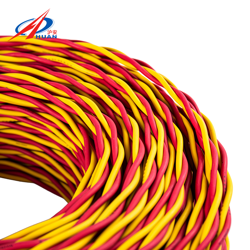 NH-RVS Fire-Resistant Twisted Pair Copper Wire for Fire Alarms & Smoke Detectors (Available in Various Colors)