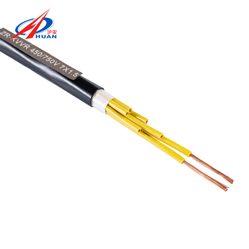 KVVR PVC-insulated, PVC-sheathed flexible-core wiring for cabinets