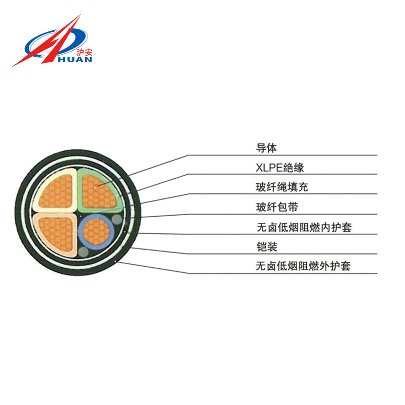 WDZC-YJY23 Armored protection, low smoke, halogen-free, environmentally friendly and safe, flame-retardant cable WDZC-YJY23 Armored protection, low smoke, halogen-free, environmentally friendly and safe, flame-retardant cable