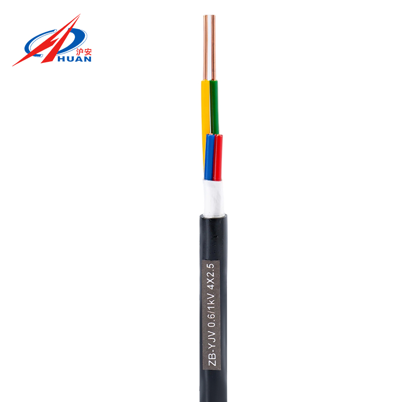 YJV Copper-core XLPE power cables (1, 2, 3, 4, and 5 cores)